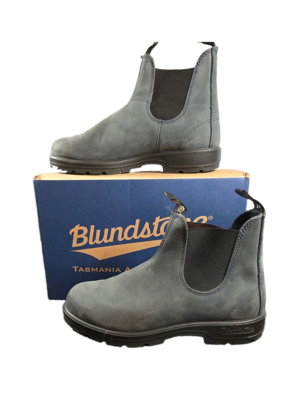 Blundstone Chelsea 1604 UNISEX Blueberry Nubuck: size 9.5 AU | 10.5 M /12.5 W US
